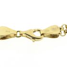 Image 4 of Double gold jasseron link bracelet | 19 cm