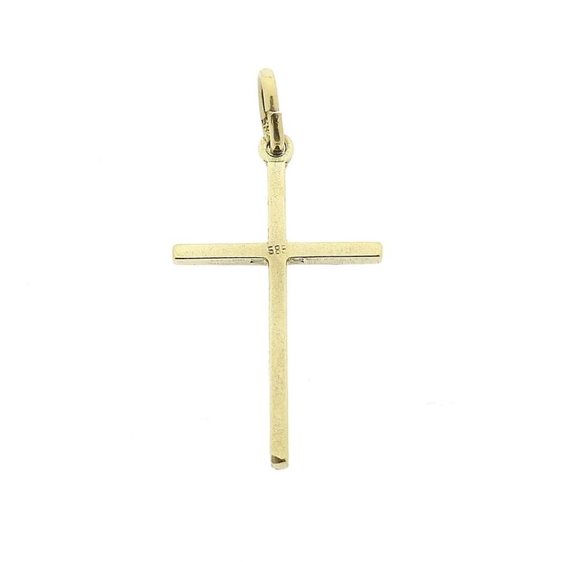 Image 3 of Gold pendant of a cross