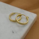 Image 2 of Gold earrings | Ø 18.0 mm