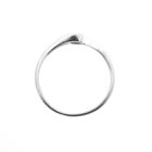 Image 5 of White gold solitaire ring with 0.18 ct diamond.