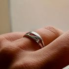Afbeelding 10 van Witgouden ring met diamant; 0,03 ct. 