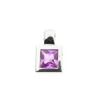 Image 1 of Silver pendant with pink tourmaline; Zinzi