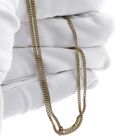 Image 4 of Gold gourmet link chain | 44.5 cm