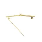 Image 5 of Vintage gold brooch with cultured pearls