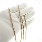 Image 4 of Gold square king link necklace