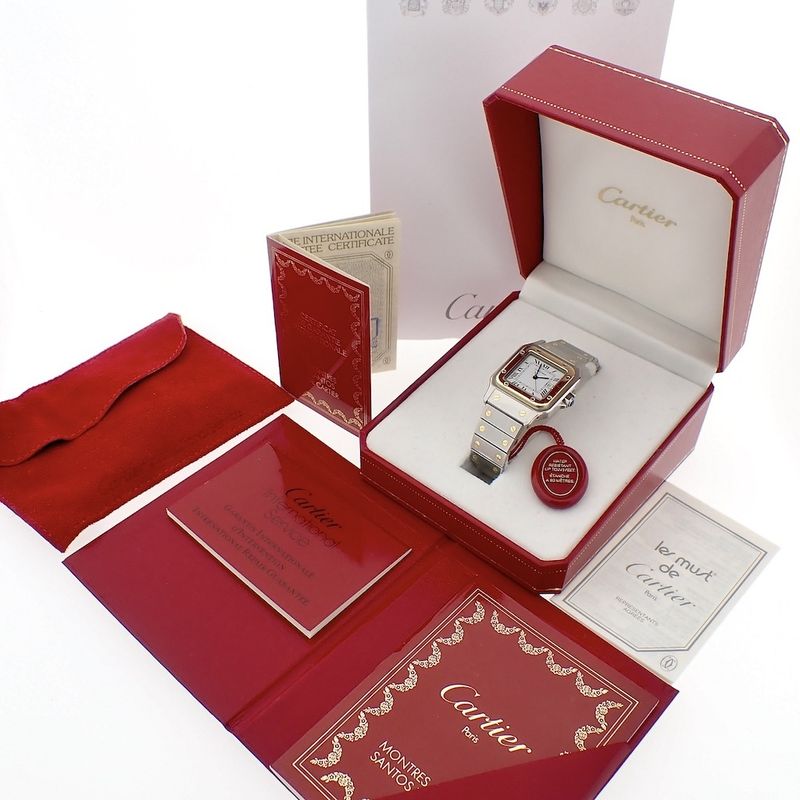 Image 2 of Cartier Santos Galbee; Automatic unisex watch