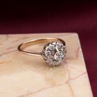 Image 2 of Rose gold ring with diamonds; 1.00 ct.
