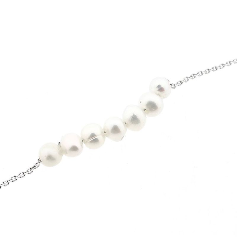 Image 3 of 9 Karat Bracelet with Cultured Pearls
