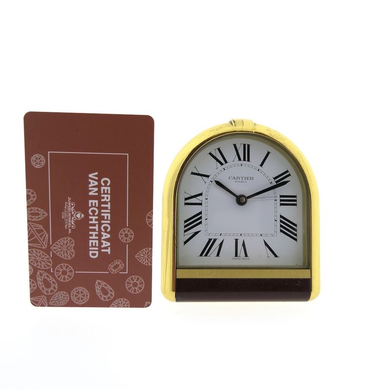 Image 10 of Cartier Paris Belissimo; Table Clock