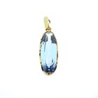 Image 1 of Gold pendant with topaz