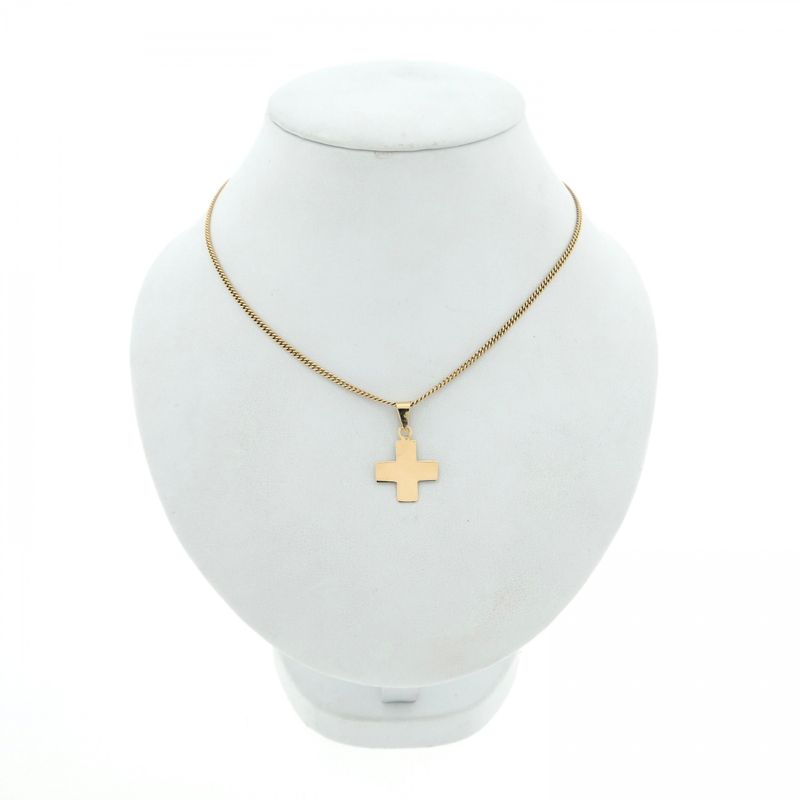 Image 3 of Gold pendant of an isosceles cross