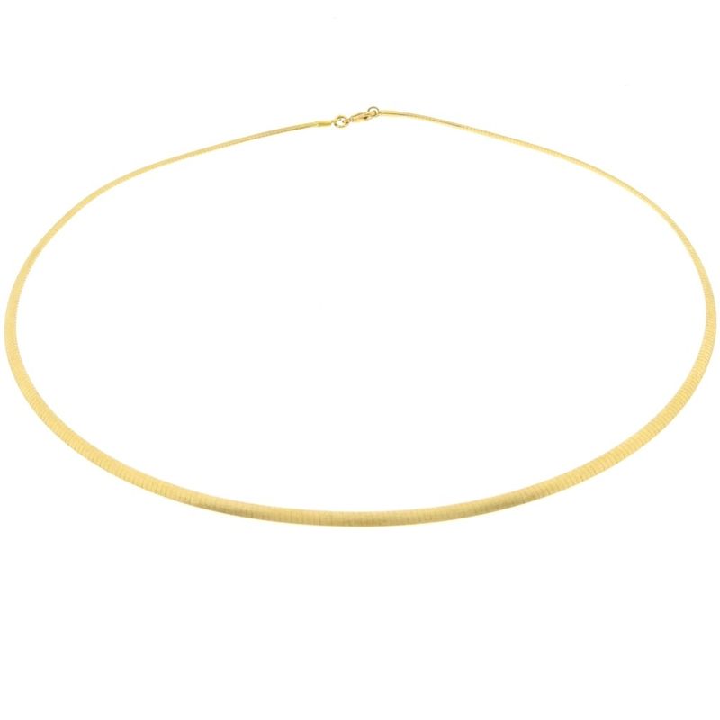 Image 4 of Gold Omega link necklace | 42.5 cm