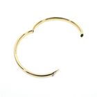 Image 6 of Gold smooth slave bracelet; Size M/L