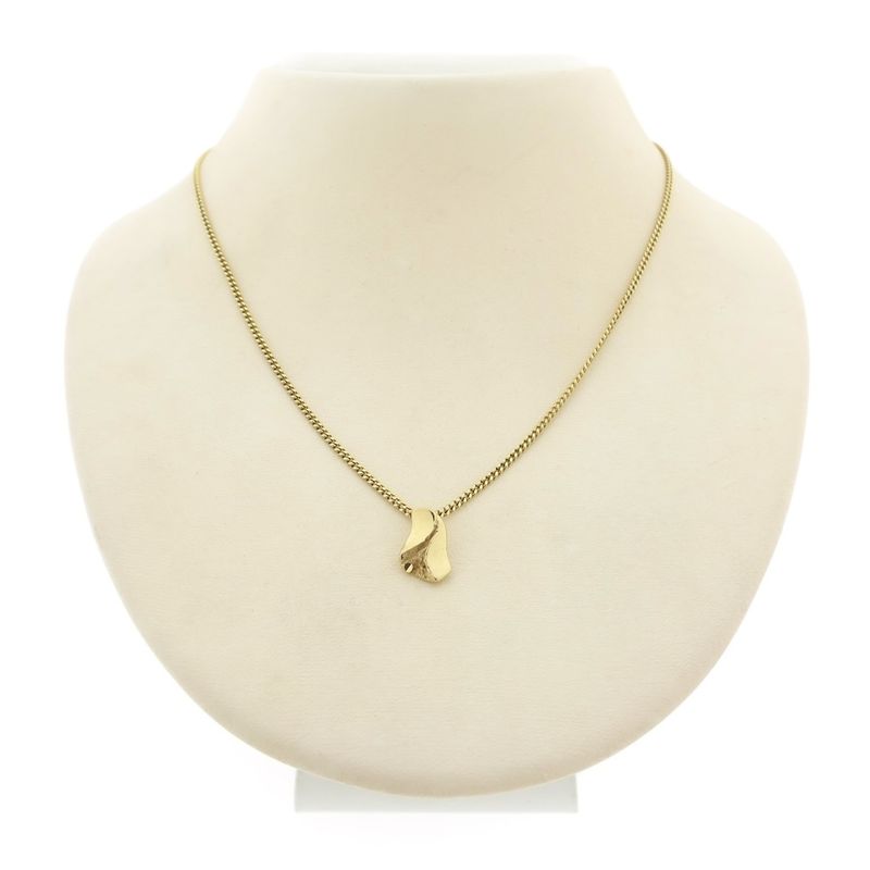 Image 3 of Gold pendant with an abstract shape