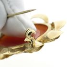 Image 6 of Gold brooch/pendant with cameo