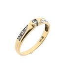 Image 1 of Yellow Gold Diamond Ring; 0.10 ct; 14 Karat; Size 17