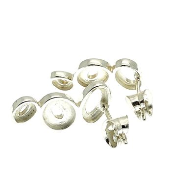 Image 2 of Silver fantasy stud earrings