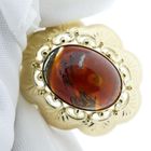 Image 3 of Gold pendant with moss agate