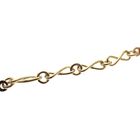 Image 3 of Long gold infinity/bar link necklace