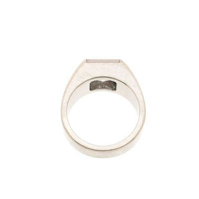 Image 2 of White gold Cartier moonstone ring