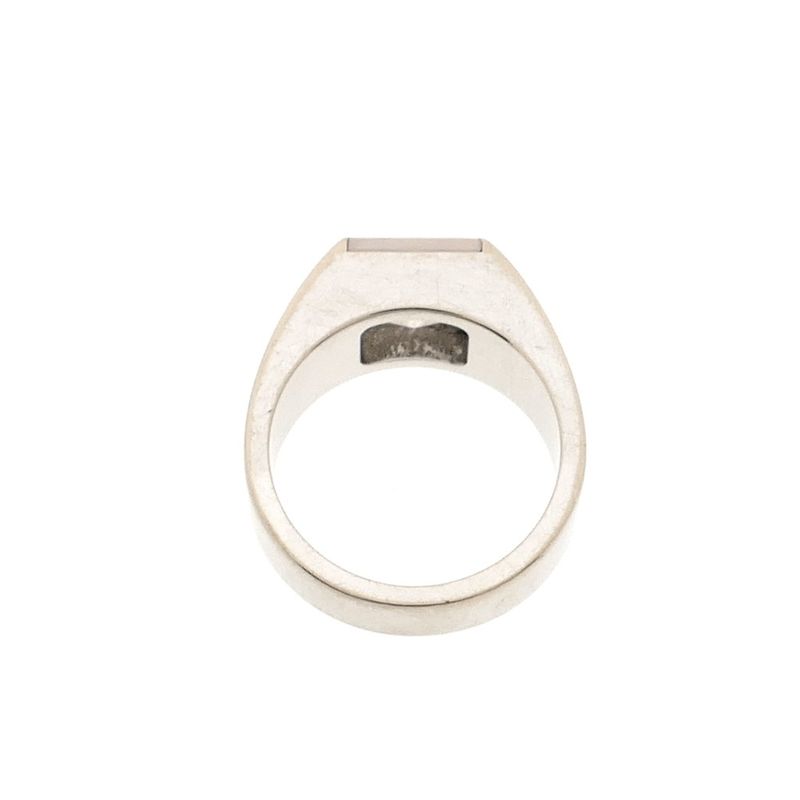 Image 2 of White gold Cartier moonstone ring