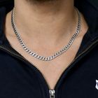 Image 10 of Robust Silver Gourmet Link Chain