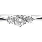 Image 2 of White gold brooch with diamond; 0.31 ct.