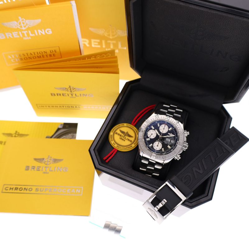 Image 2 of Breitling Chrono Superocean A13340; Automatic Men's Watch