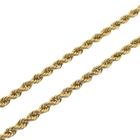 Image 7 of 18K Gold Twisted Link Chain | 61 cm