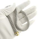 Image 7 of Fope bicolor gold mesh link necklace