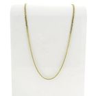 Image 1 of Gold gourmet link chain | 56.5 cm