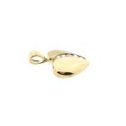 Image 8 of Gold Heart Pendant with Zirconia; 9 Karat