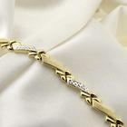 Image 2 of Two-tone gold fantasy link bracelet | 20.5 cm