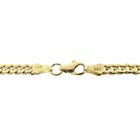 Image 3 of Gold flat gourmet link chain