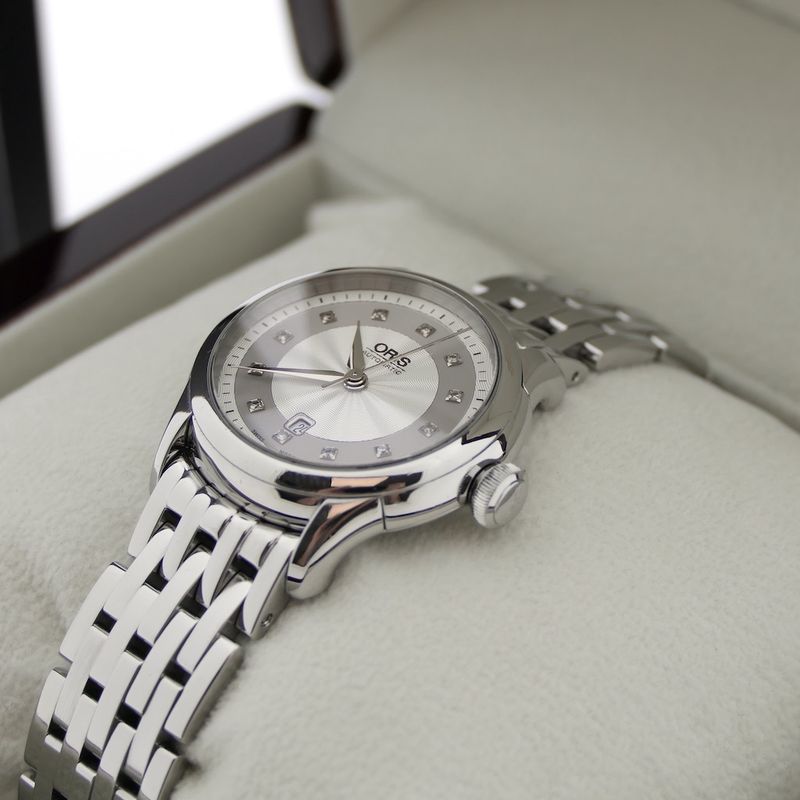 Image 20 of Oris Artelier Date 'Diamonds'; Automatic women's watch