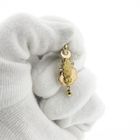 Image 2 of Two-tone gold pendant of a hat bell | Antique
