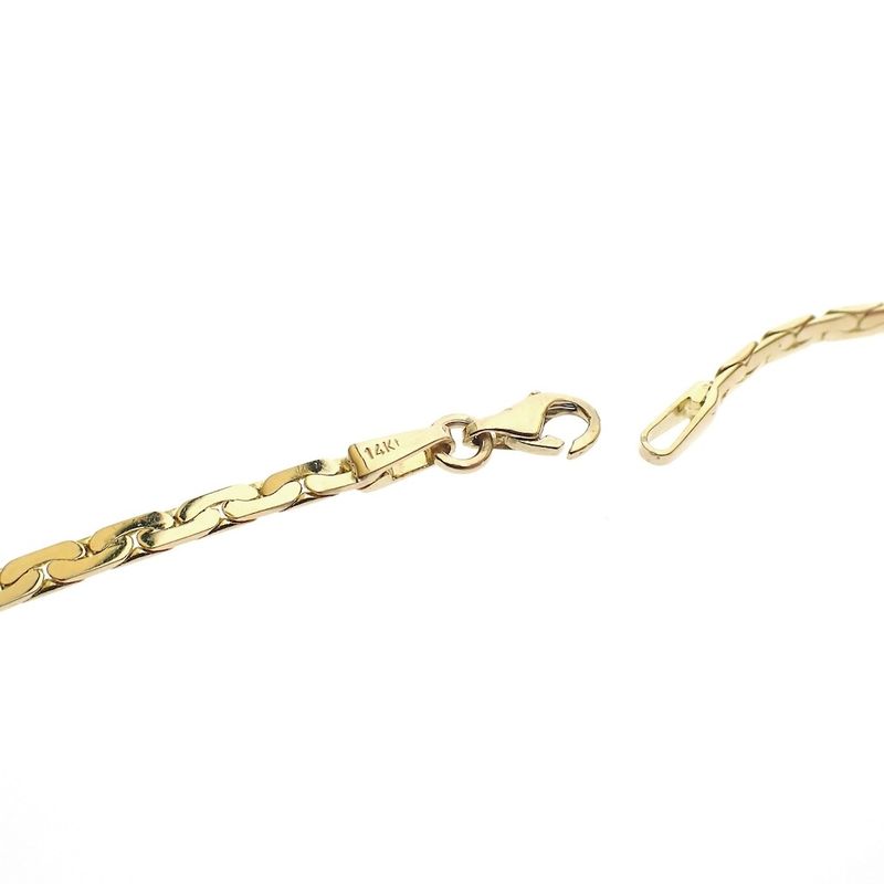Image 4 of Gold meander necklace