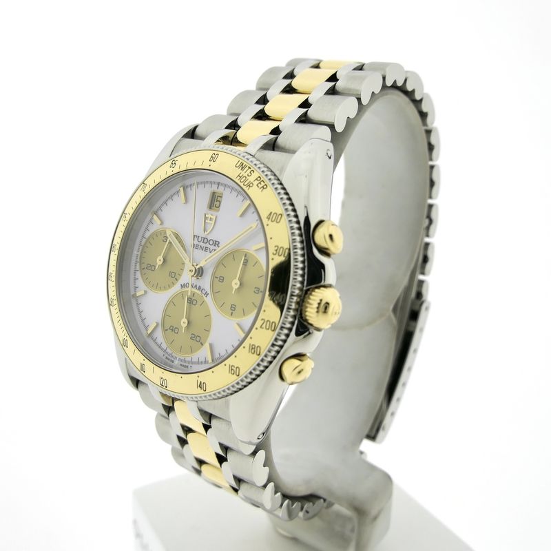Image 2 of Tudor Monarch Chronograph 15903; Gold/steel men's watch