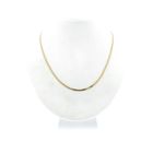 Image 7 of Gold flat gourmet link chain | 42.5 cm