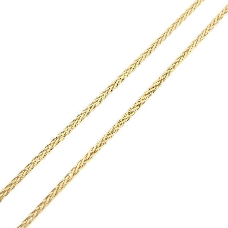 Image 4 of Gold foxtail link necklace