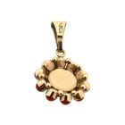 Afbeelding 5 van Gouden hanger met bloedkoraal