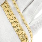 Image 9 of Tricolor gold navy link necklace