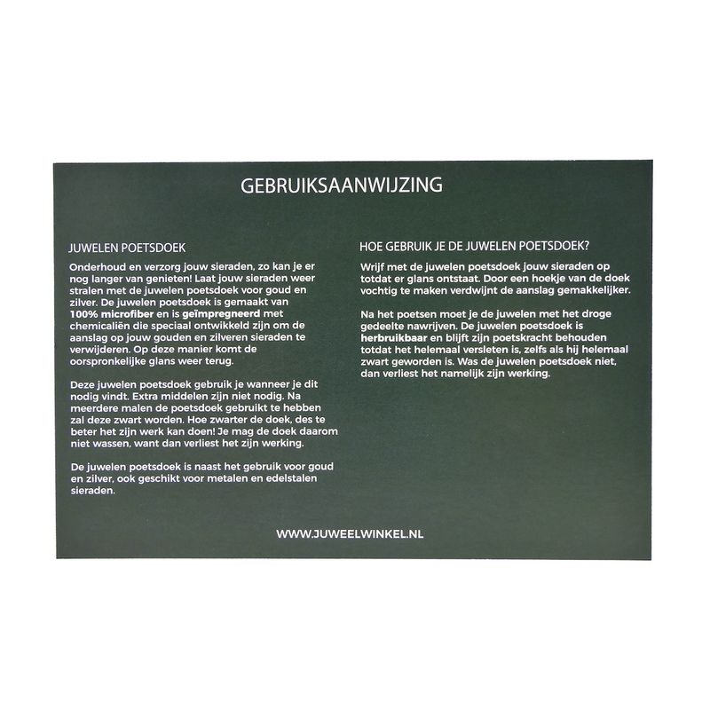 Image 4 of Jewelry polishing cloth; for gold and silver jewelry; 15 x 20 cm