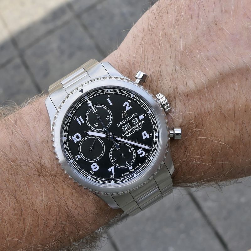 Image 14 of Breitling 'Navitimer 8' A13314; Automatic Chronograph Men's Watch