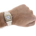 Image 21 of Cartier Santos Carree Automatic 2961; 18k. Gold/steel watch