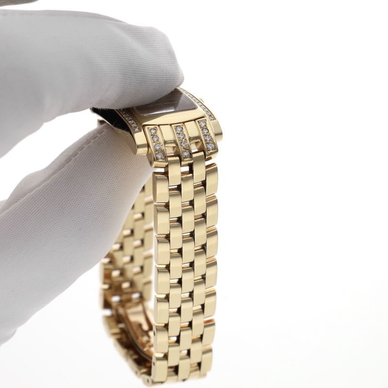 Image 13 of Longines Dolce Vita L5.155.7; 18k gold women's watch with diamonds