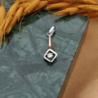 Image 2 of White gold pendant with diamond | 0.07 ct.