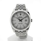 Image 24 of Rolex Datejust 41mm 'White Stick Dial' 126300; Automatic men's watch