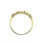 Image 5 of Gold ring with sapphire and zirconia