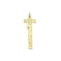 Gold cross pendant with corpus of Jesus